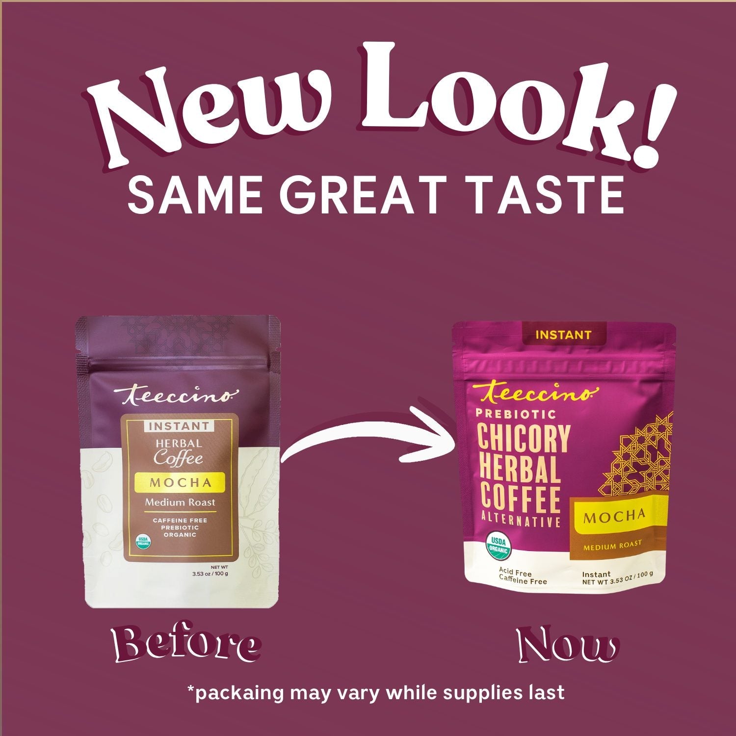 Herbal Coffee | Teeccino | Instant Mocha Herbal Coffee
