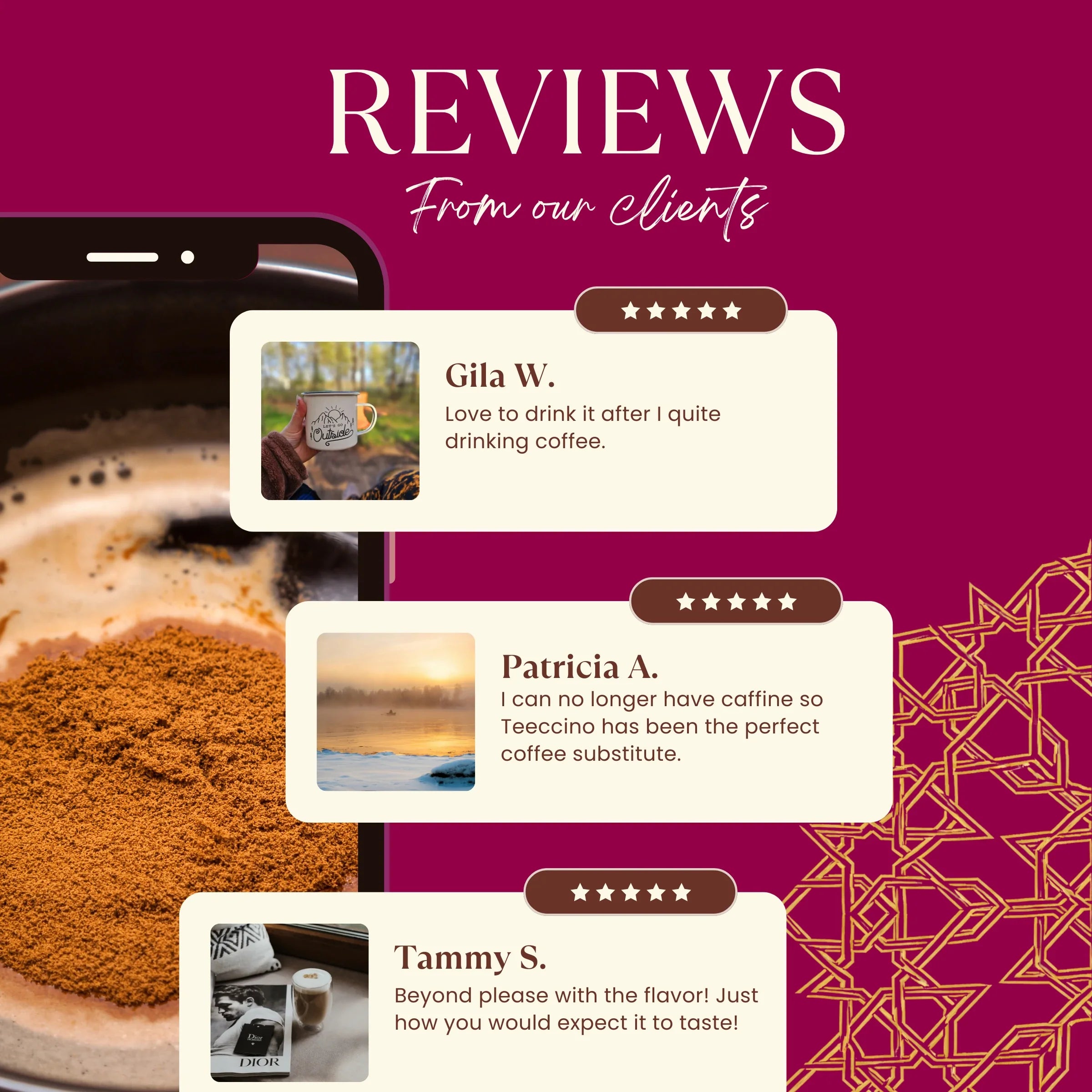Herbal Coffee | Teeccino | Instant Mocha Herbal Coffee