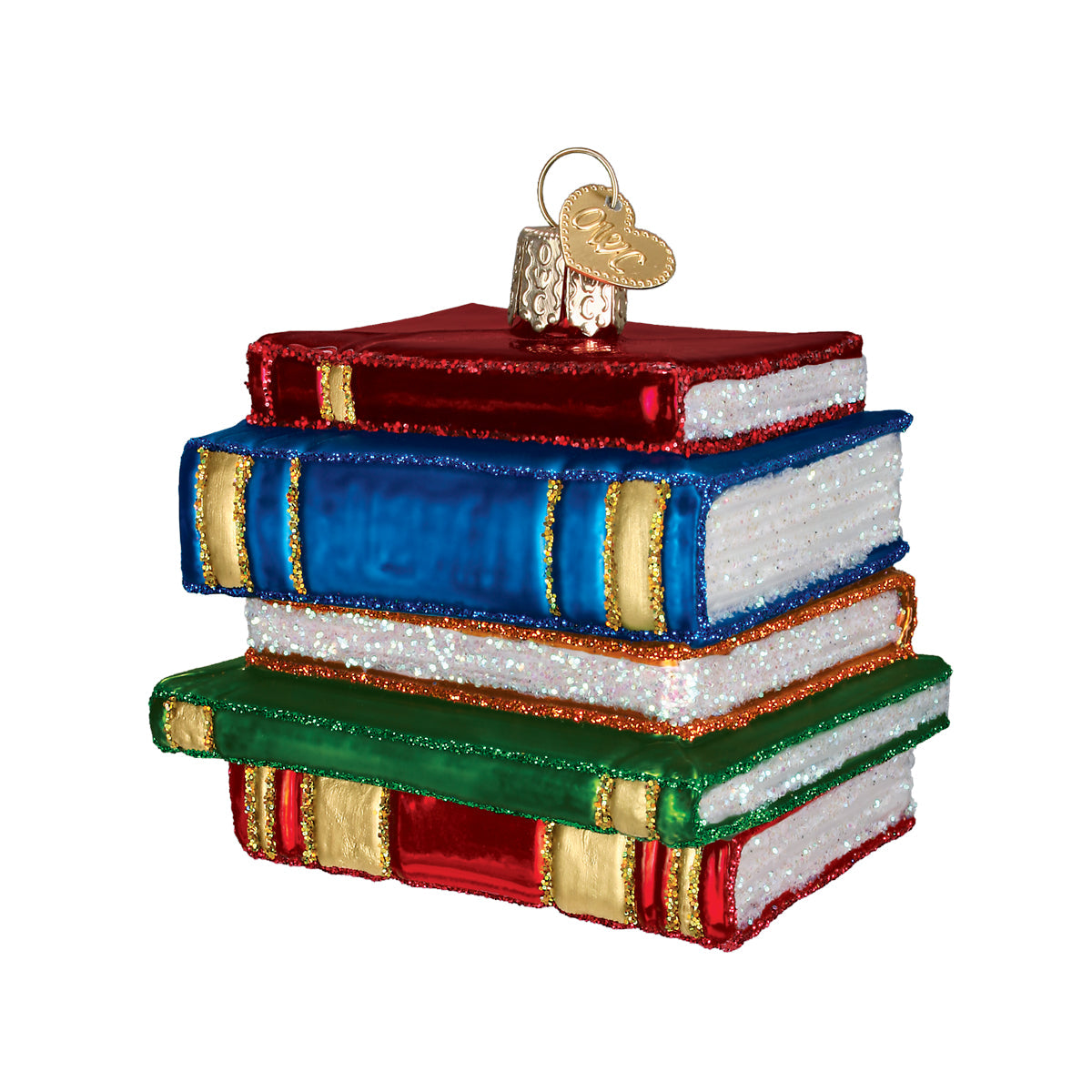 Adorno de pila de libros