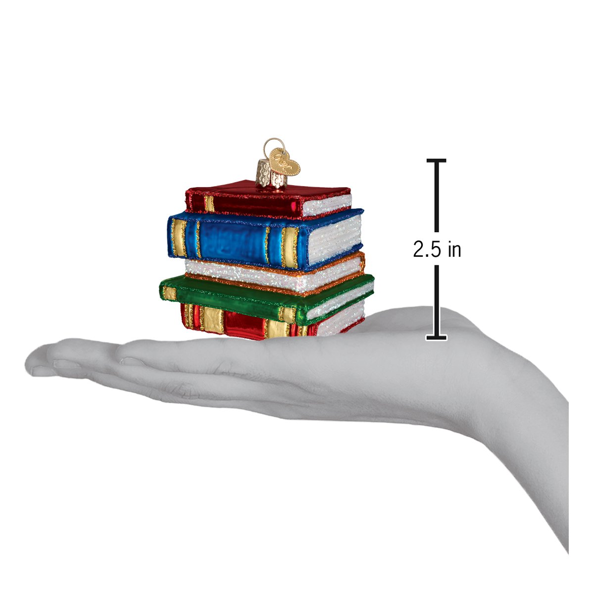 Adorno de pila de libros