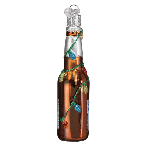 Adorno de botella Coors Light navideño