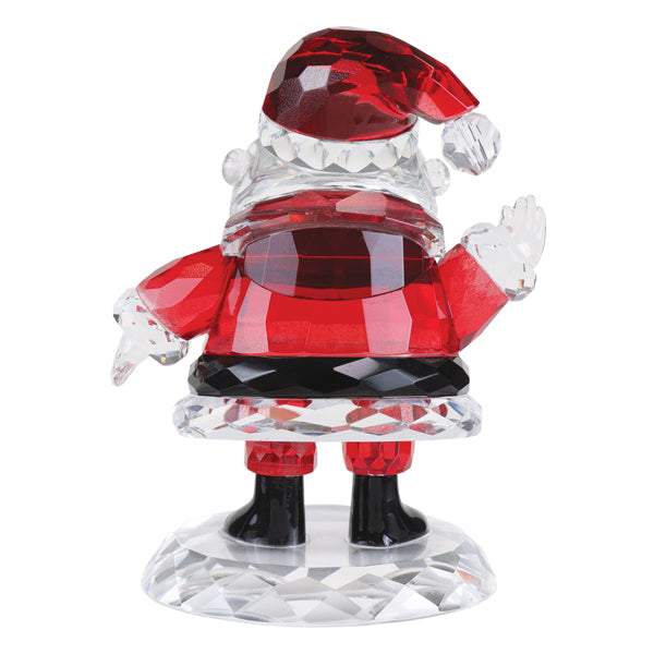 Estatua de cristal de Papá Noel