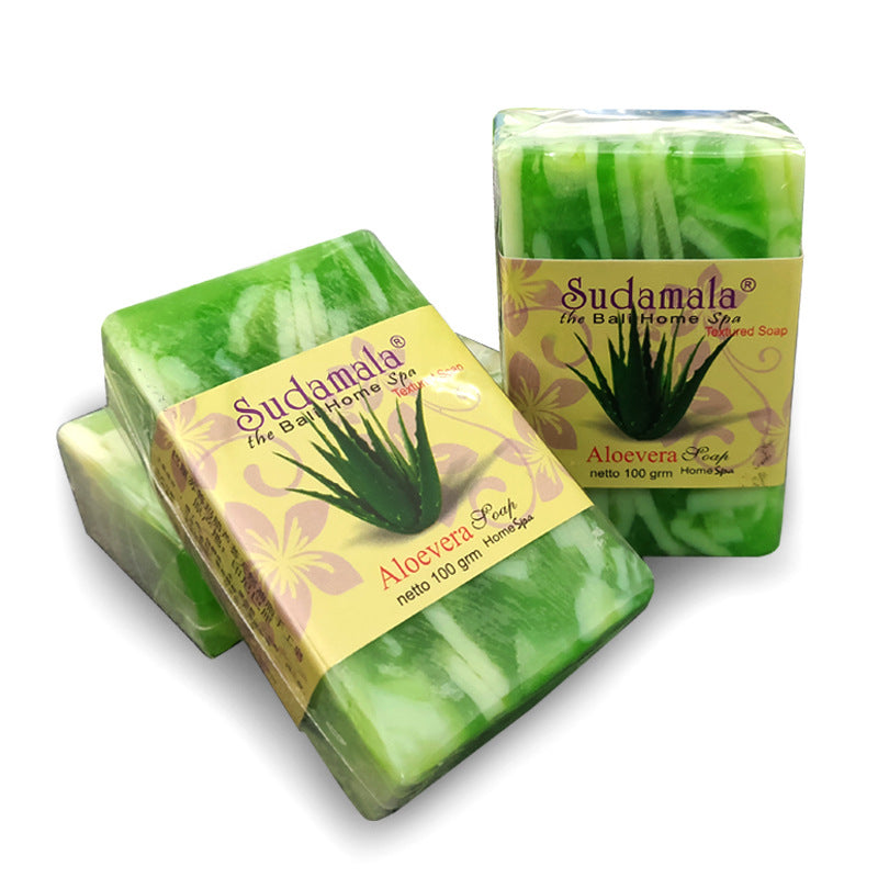 Jabón Artesanal de Aloe para Lavado Facial y Corporal