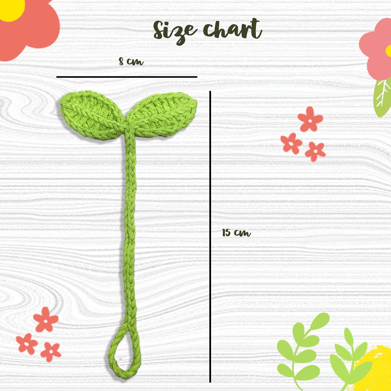 Crochet Leaf Sprout