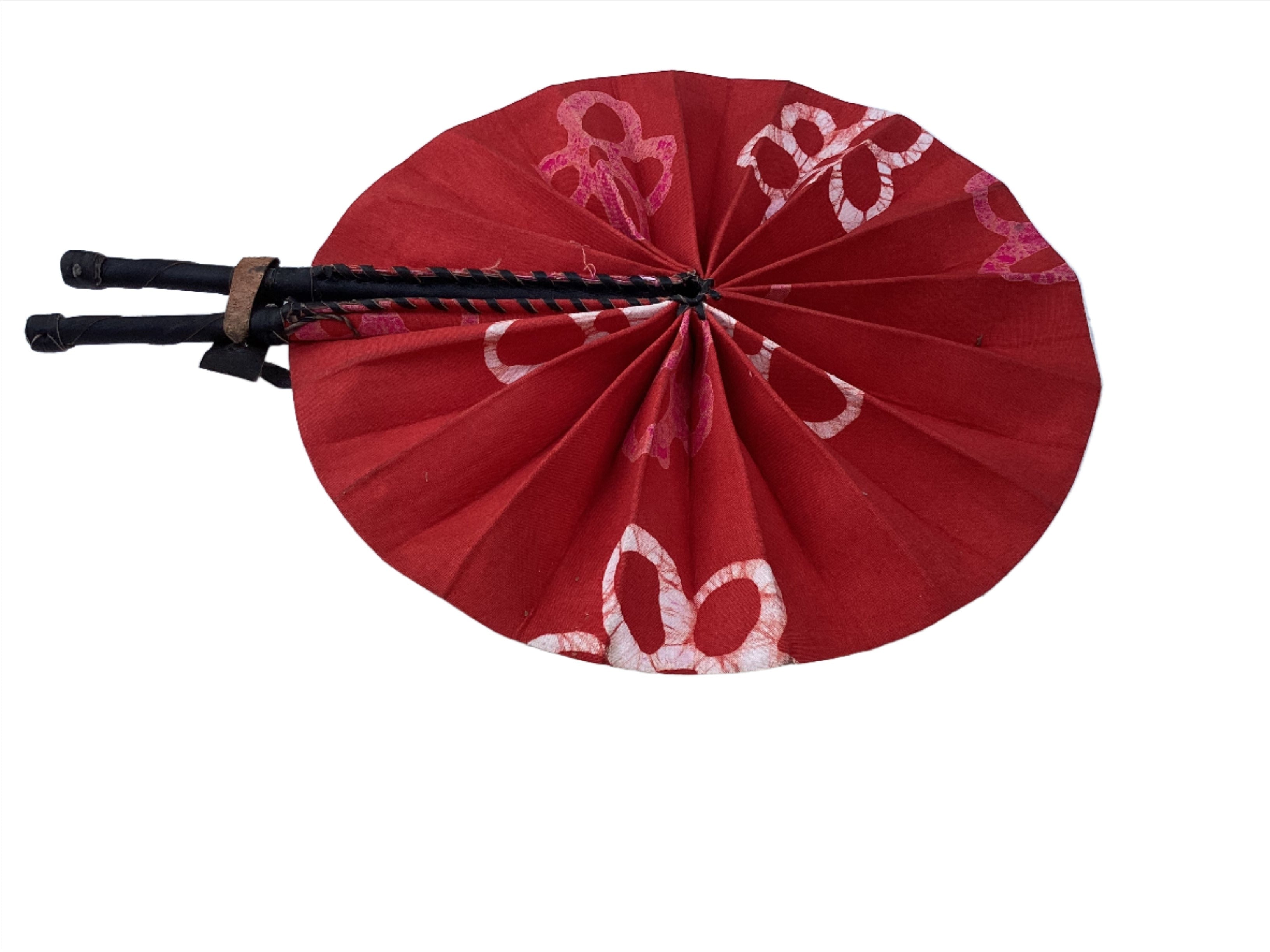Fan | African Wax Print Fan, Handmade in Ghana