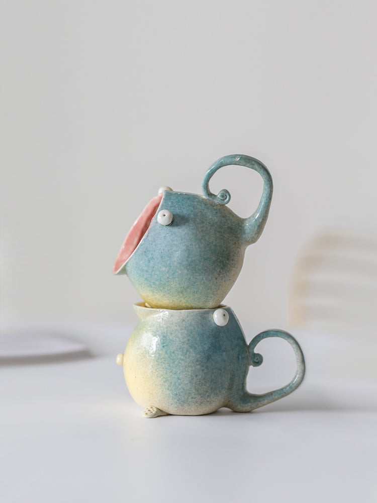 Taza de cerámica con diseño creativo y personalidad de moda