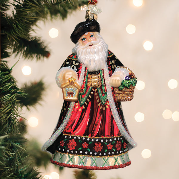 Adorno de Papá Noel eslovaco