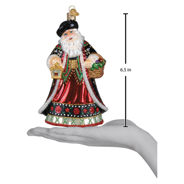 Adorno de Papá Noel eslovaco