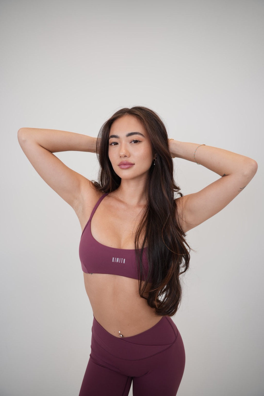 Legging My Time Is Divine Plum Sculpt con cintura en V