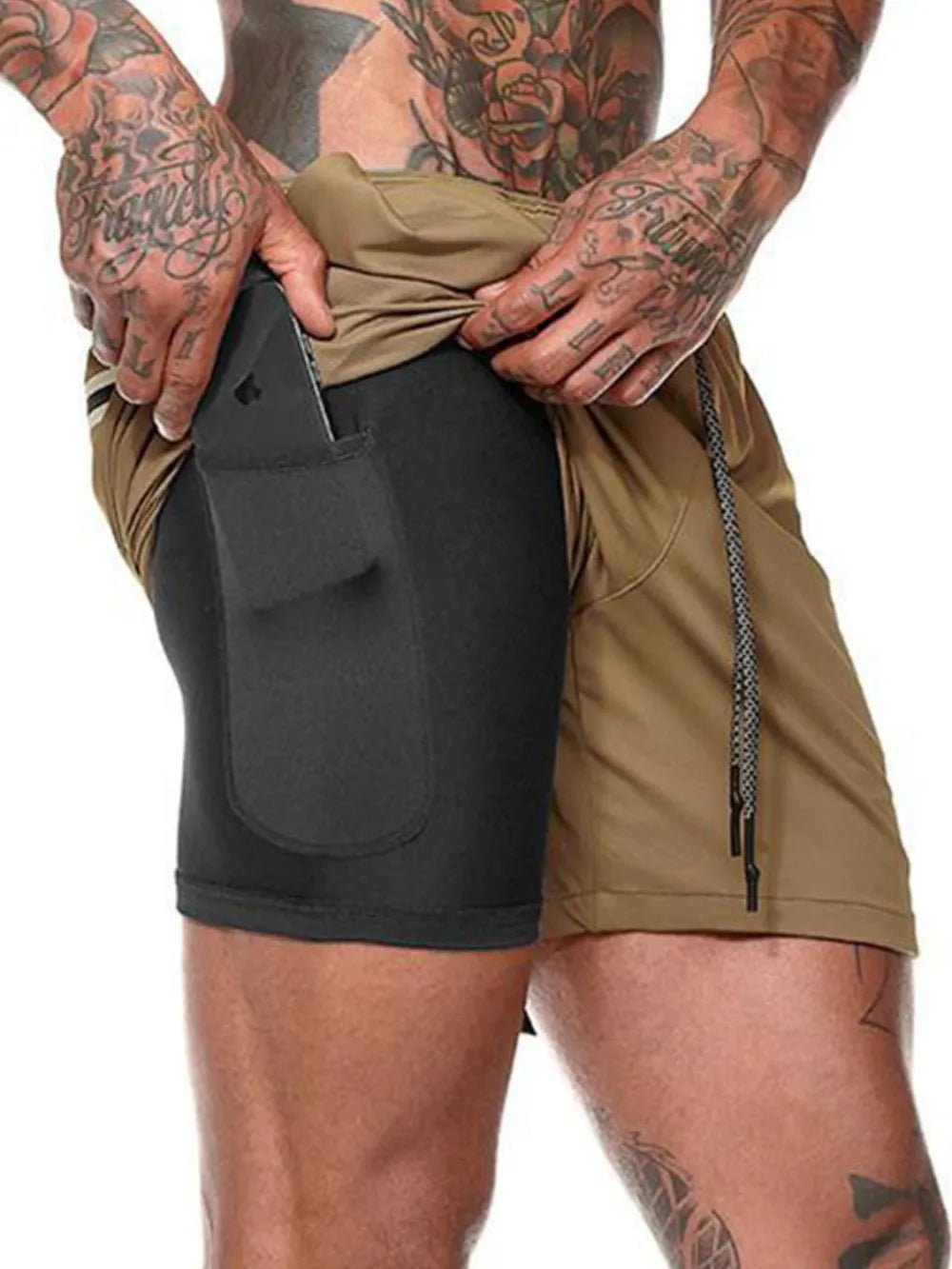 Men's Drawstring Active Shorts