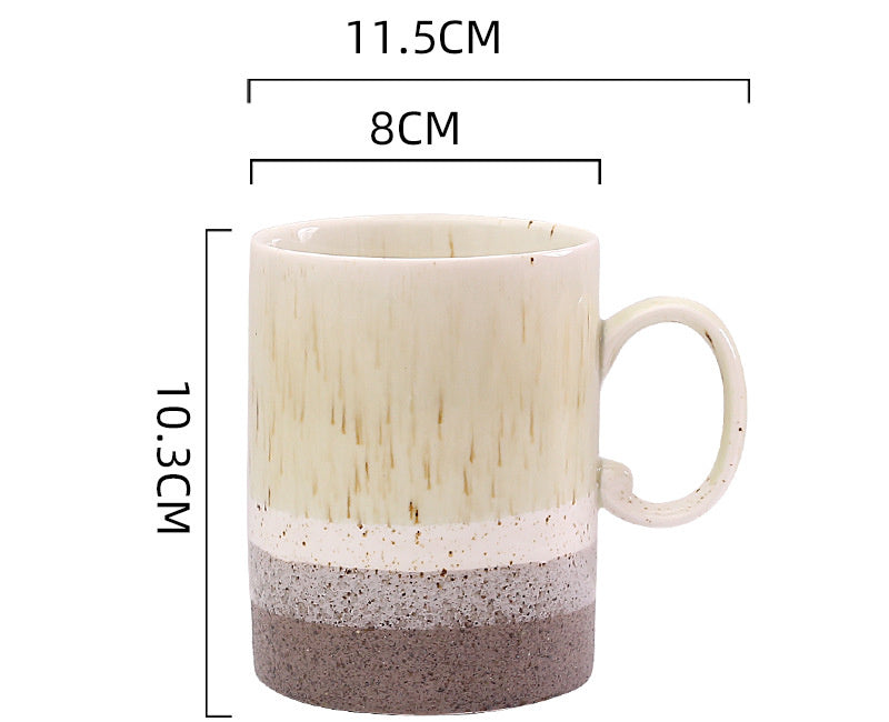 Taza Retro de Gran Capacidad y Gran Valor