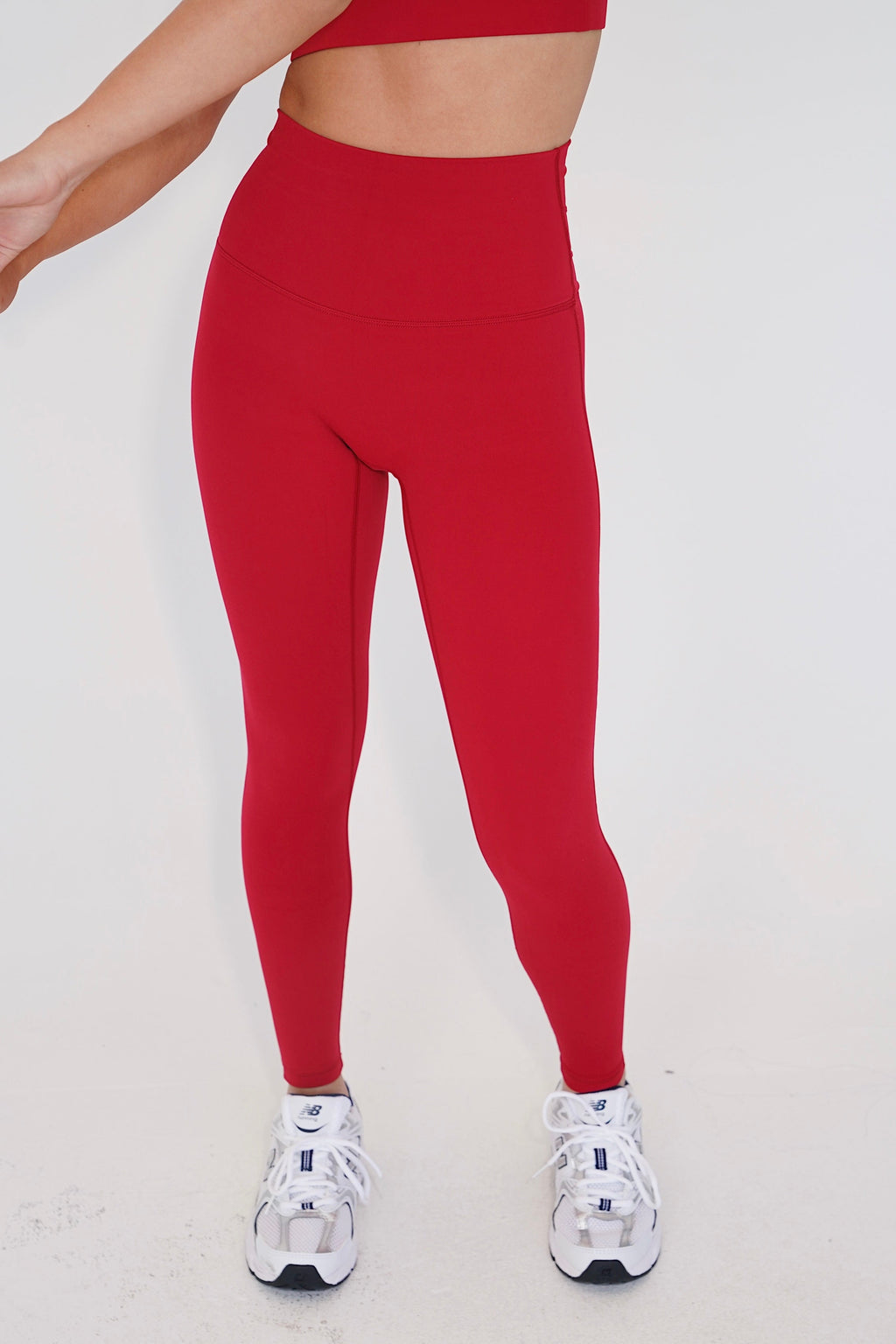 Soy la calza de yoga roja de secado rápido Beautifully Radiant