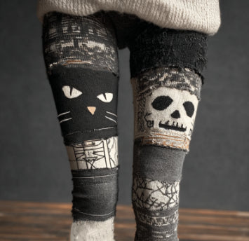 Pantalones de yoga deportivos retro estampados para mujer