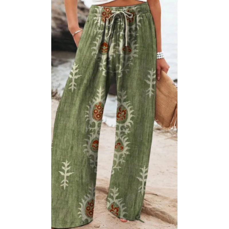 Pantalones deportivos casuales de pierna ancha de estilo urbano de Europa y EE. UU.