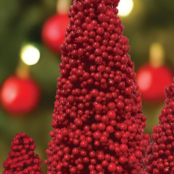 Set de 3 árboles Holiday Berry
