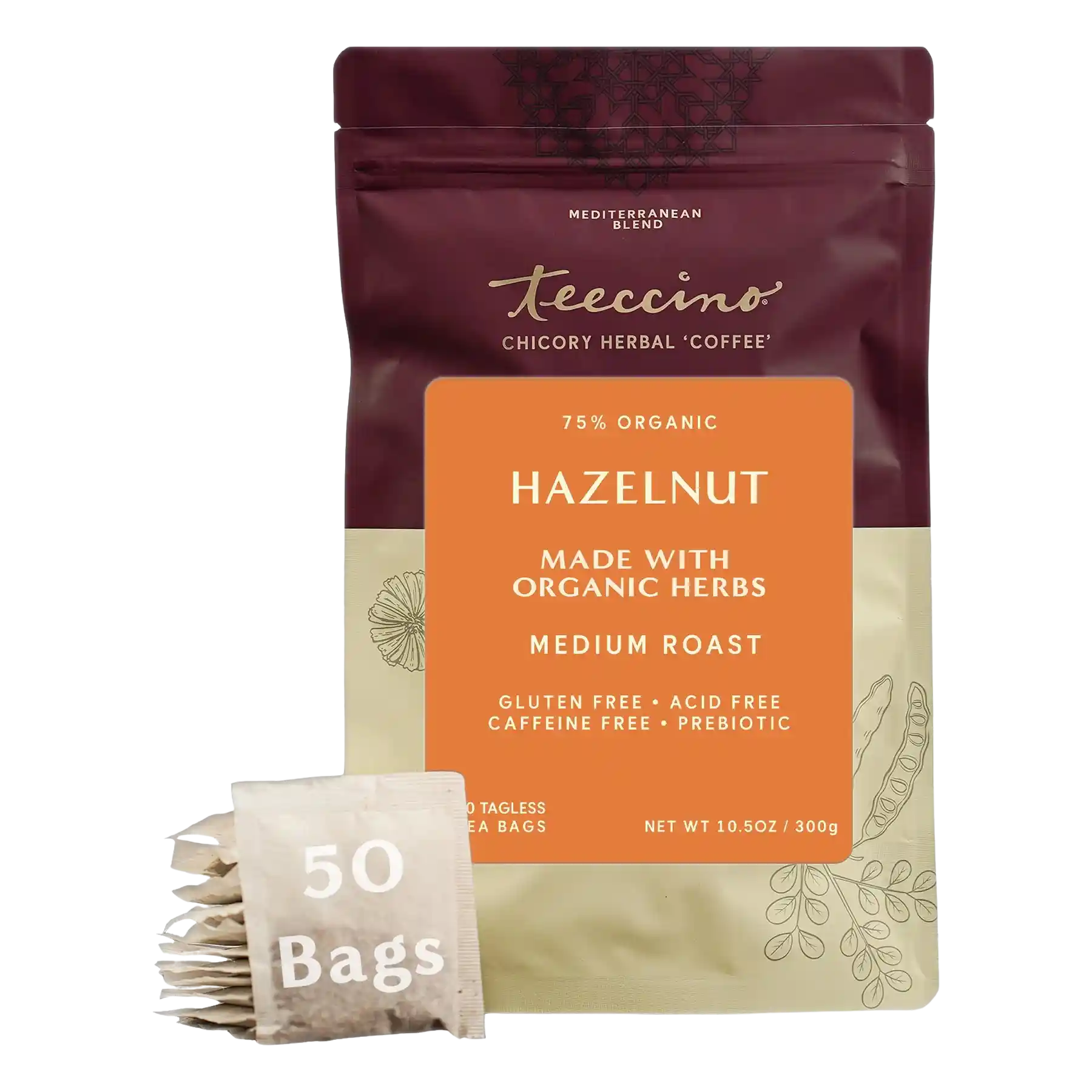 Té de hierbas tostado de avellana