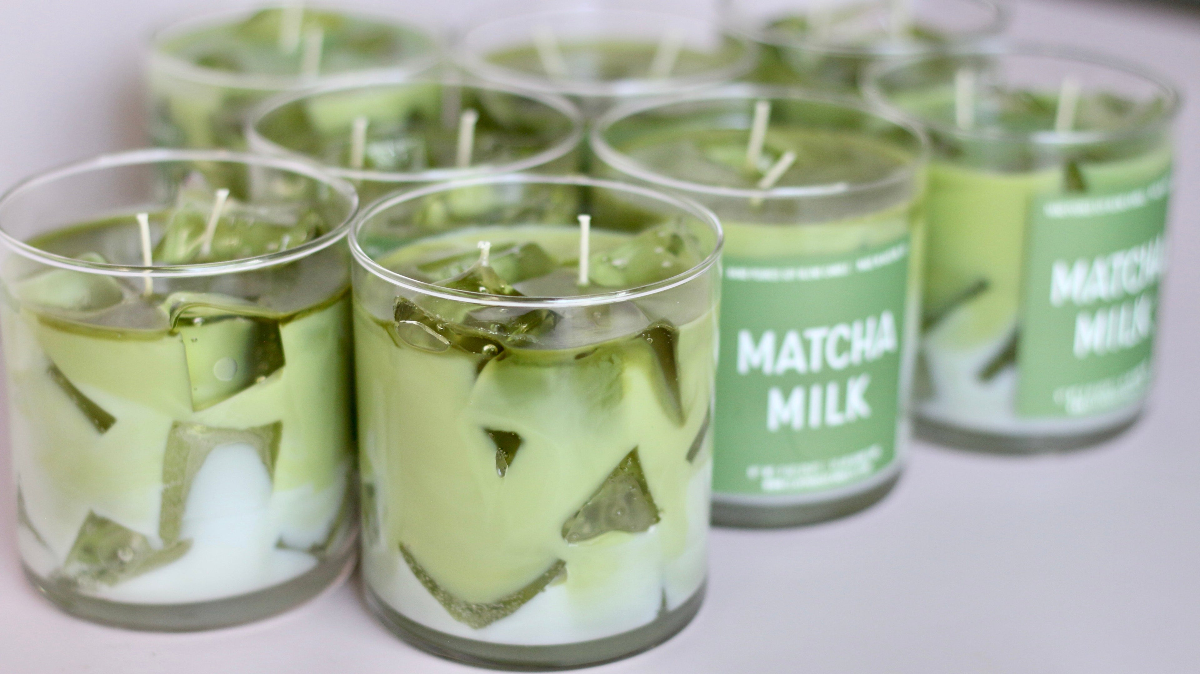 Candle | Matcha Milk Container Candle