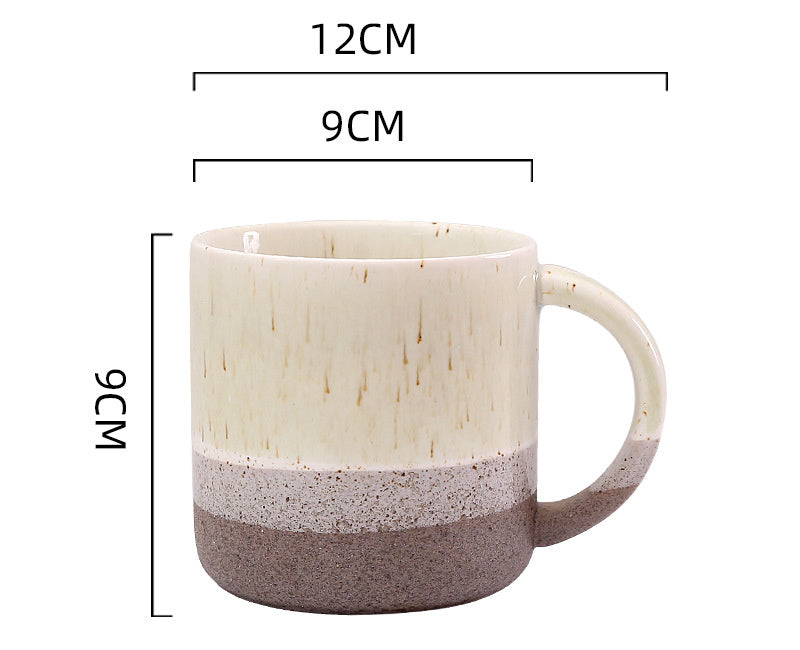 Taza Retro de Gran Capacidad y Gran Valor