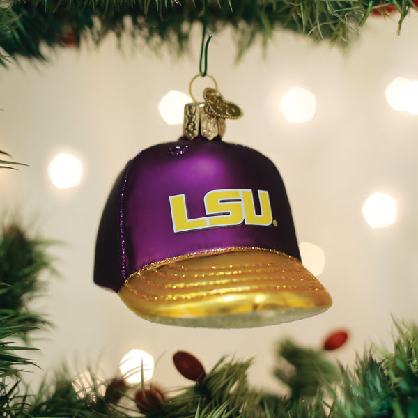 Adorno de gorra de béisbol de la LSU