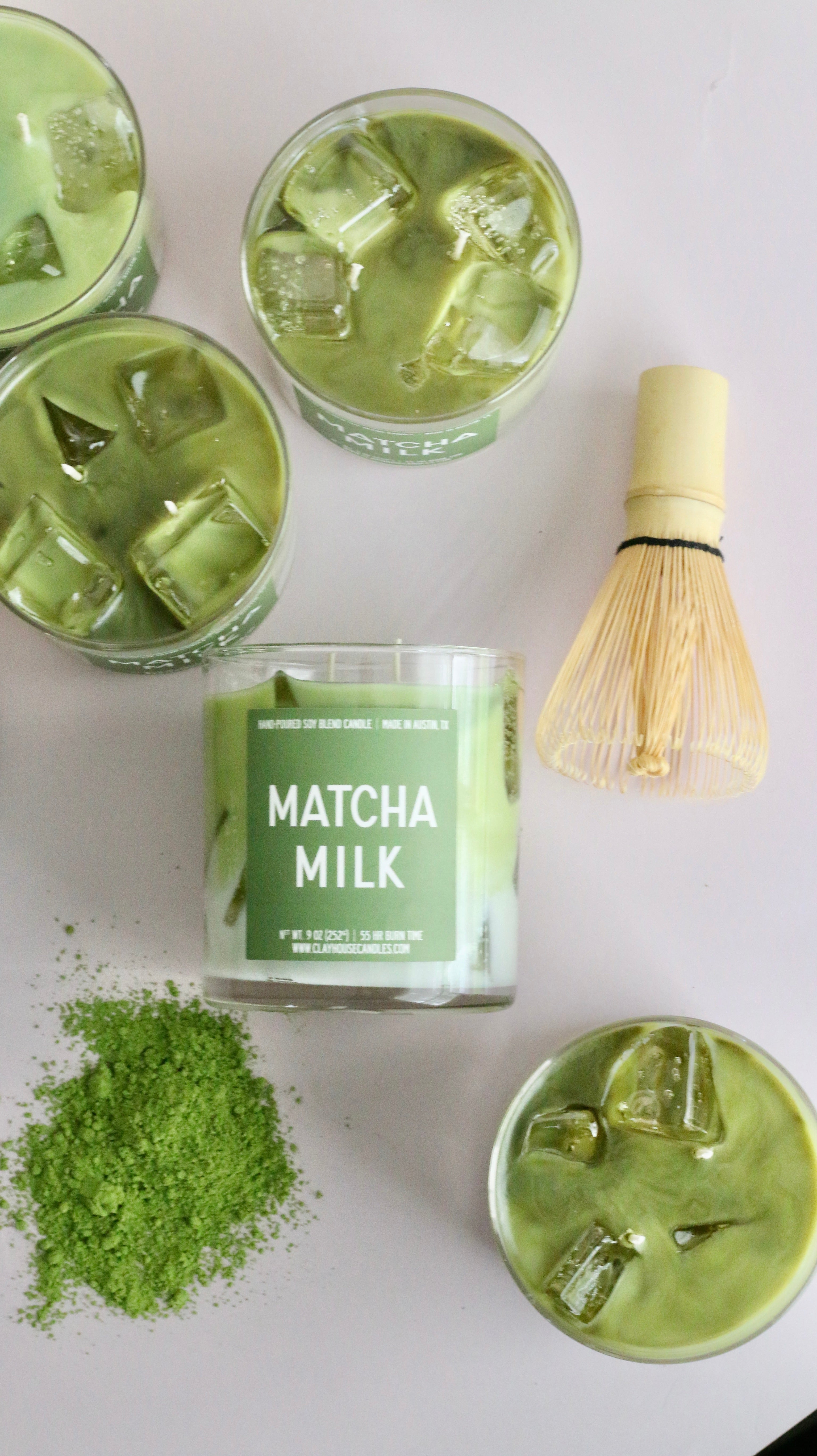 Candle | Matcha Milk Container Candle