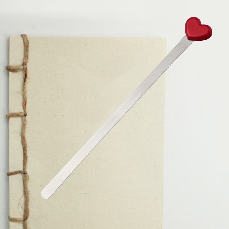 Stainless Steel Heart Bookmark