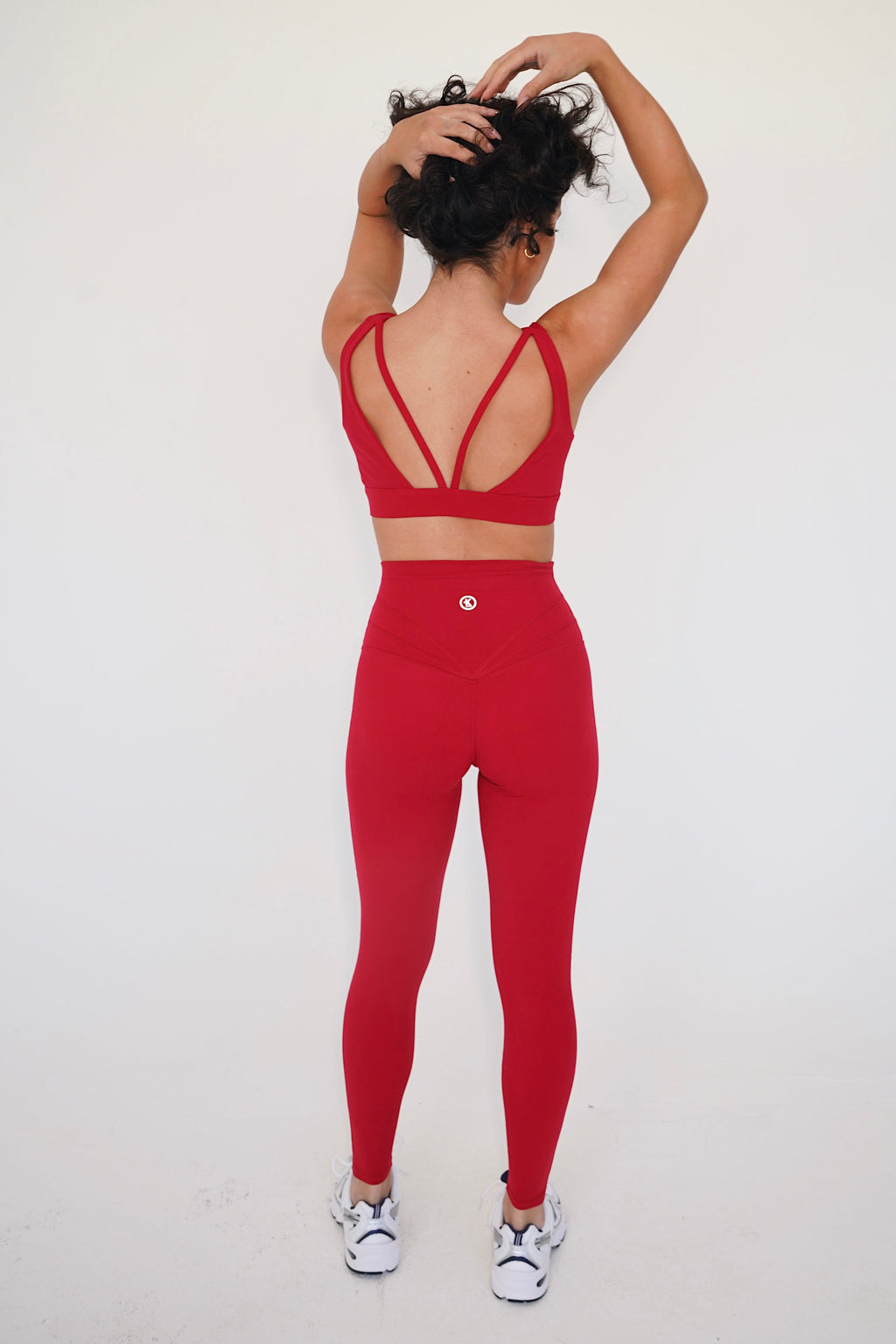 Soy la calza de yoga roja de secado rápido Beautifully Radiant