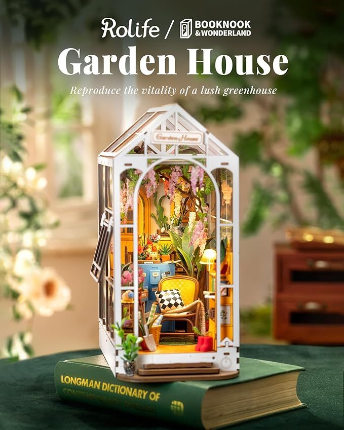 Bookshelf Decor | Miniture House | Diy Book Nook Kit