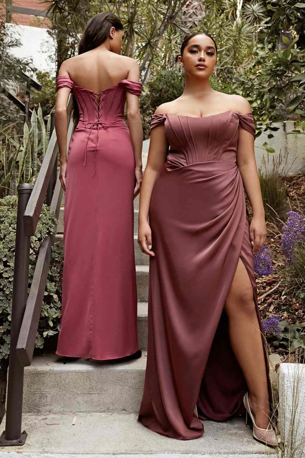 Dress | Cinderella Divine 7484c Plus Size Off the Shoulder