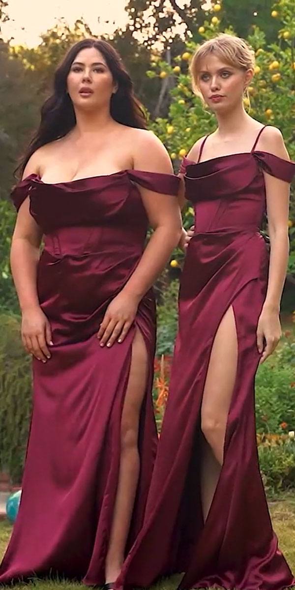 Cinderella Divine 7492C Satin Off the Shoulder Corset Satin Gown is a wedding gown suited for weddings, bridal events, ceremonies, and formal celebrations. It offers supplier-listed styling details with formalwear appeal for Honey Badger Books shoppers.