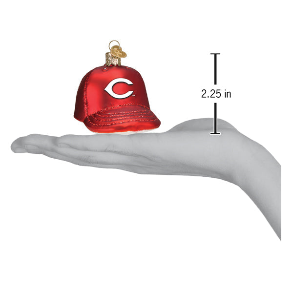 Adorno de gorra de béisbol de los Reds