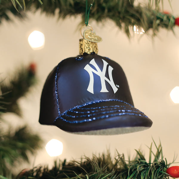 Adorno de gorra de béisbol de los Yankees