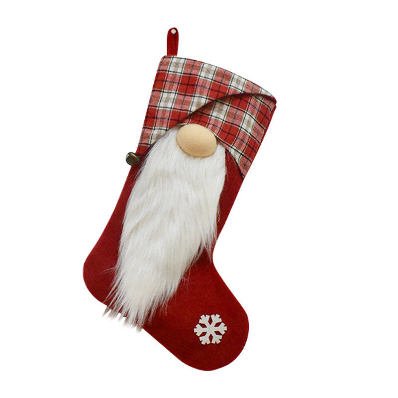 クリスマスストッキング クリスマスツリー 暖炉 装飾ソックス ドロップオーナメント キャンディバッグ ギフトホルダー ハンギングデコレーション