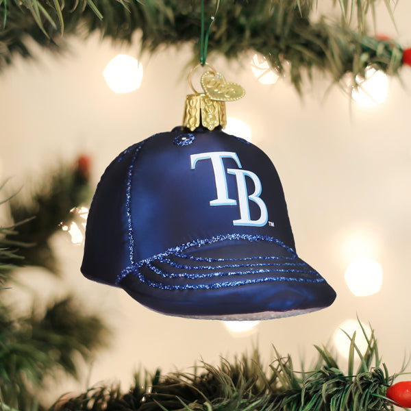 Adorno de gorra de béisbol de los Rays