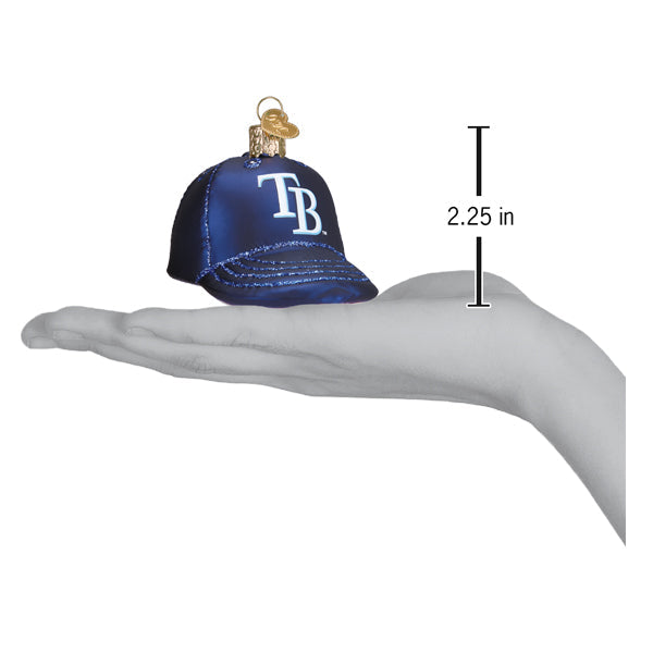 Adorno de gorra de béisbol de los Rays