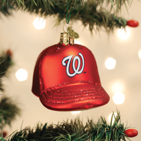 Adorno de gorra de béisbol de los Nacionales