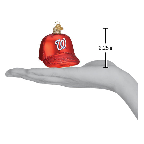 Adorno de gorra de béisbol de los Nacionales