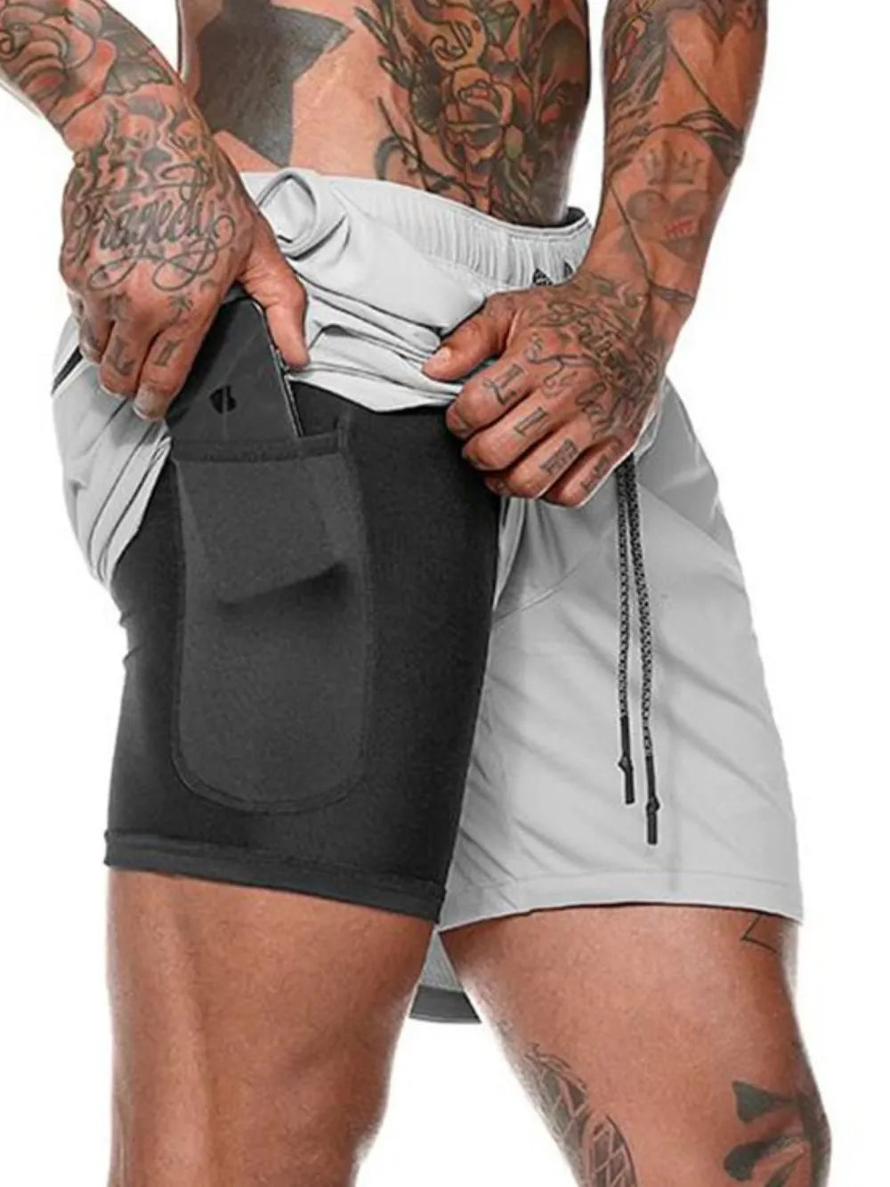 Men's Drawstring Active Shorts
