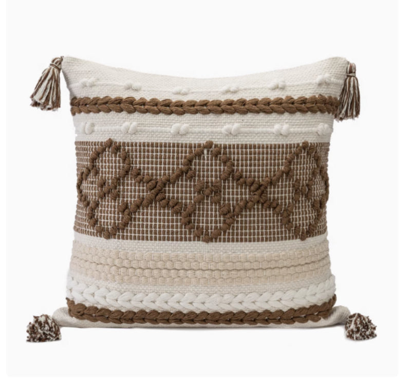 ボヘミアン手作りぬいぐるみ枕カバー