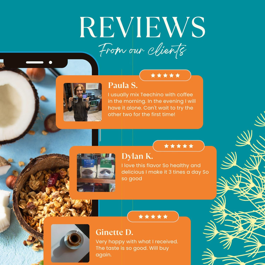 Herbal Coffee | Teeccino | Blueberry Vanilla Chicory Herbal Coffee