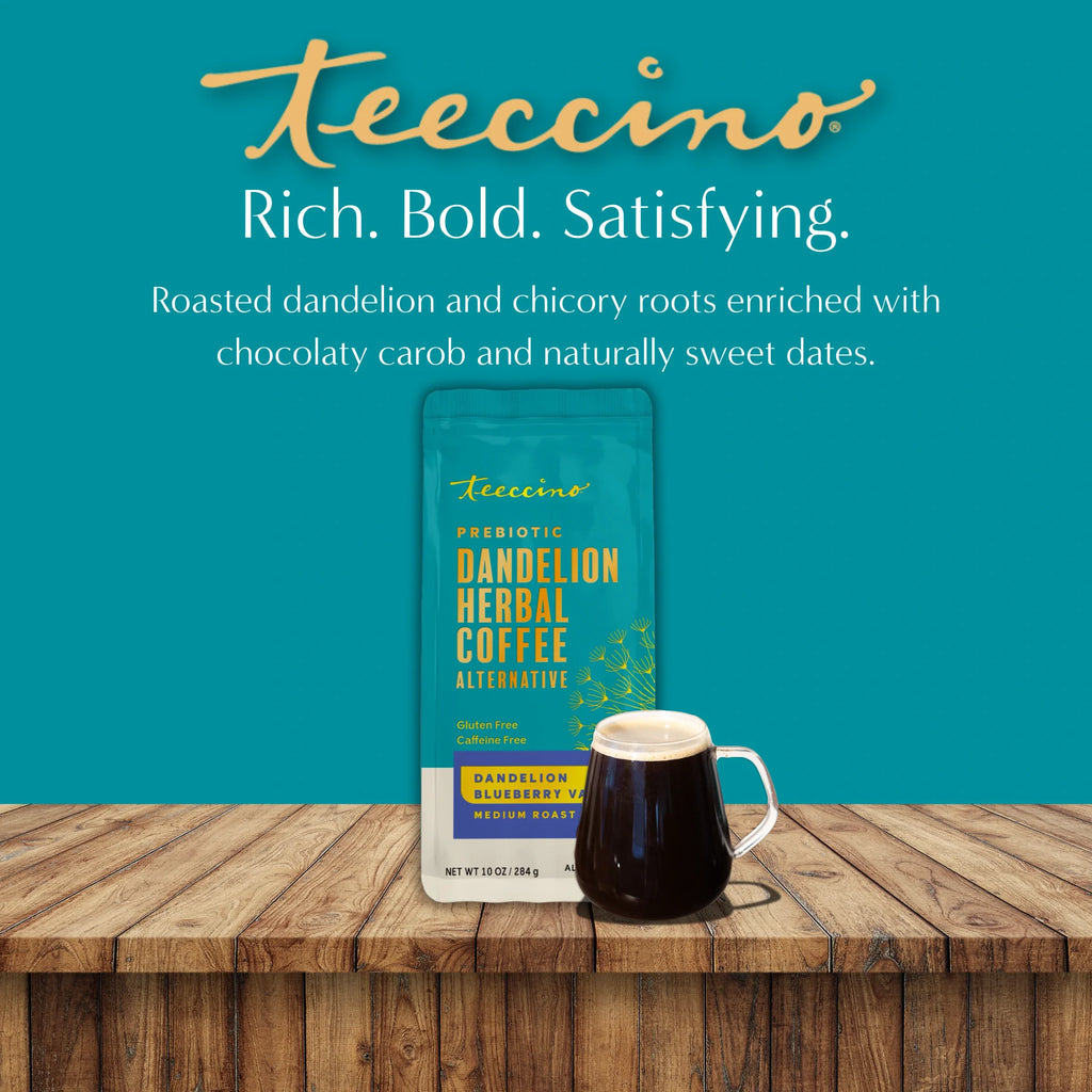 Herbal Coffee | Teeccino | Blueberry Vanilla Chicory Herbal Coffee