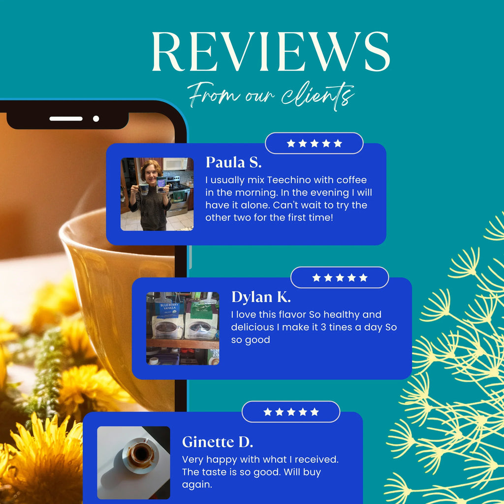 Herbal Coffee | Teeccino | Blueberry Vanilla Chicory Herbal Coffee