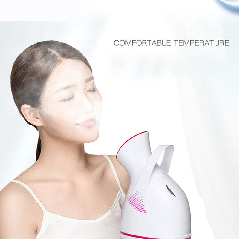 Vaporizador facial Tanque de agua de gran capacidad de 100 ml Limpieza suave y profunda Vaporizador facial eléctrico para spa