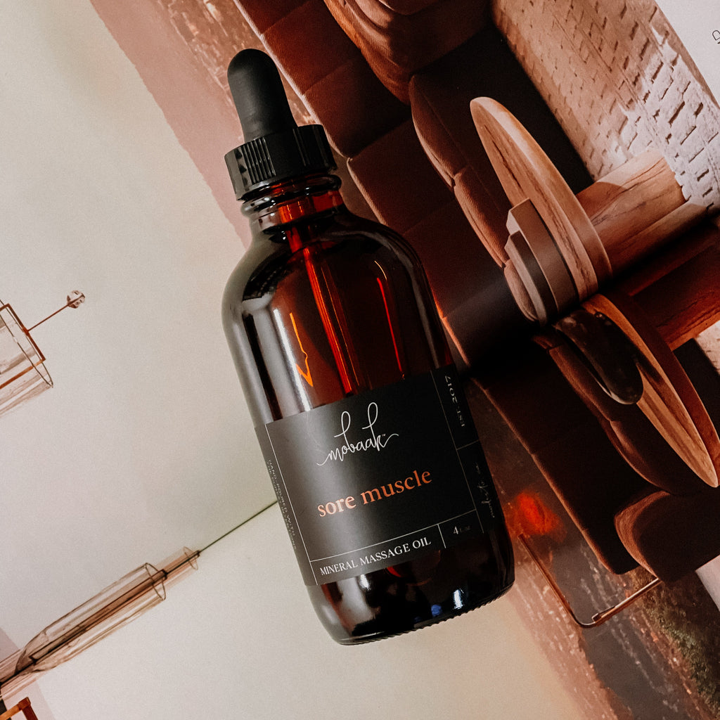 Mineral Massage Oil | Sore Muscle Mineral Massage Oil