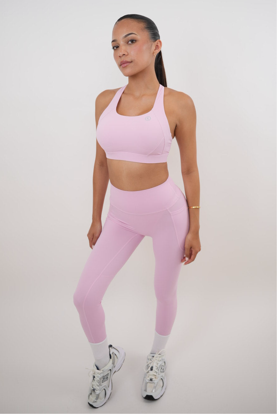 Mallas de secado rápido con estampado I Am Glowing Pink Blossom