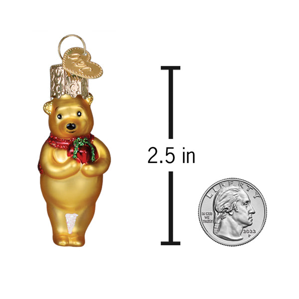Mini Winnie con adorno de regalo