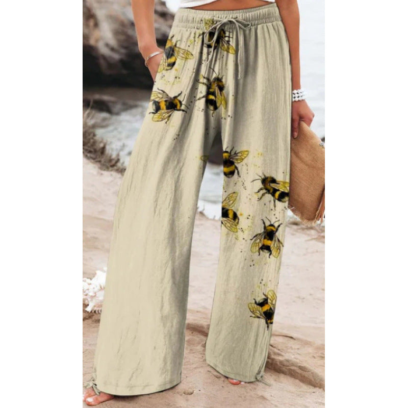 Pantalones deportivos casuales de pierna ancha de estilo urbano de Europa y EE. UU.