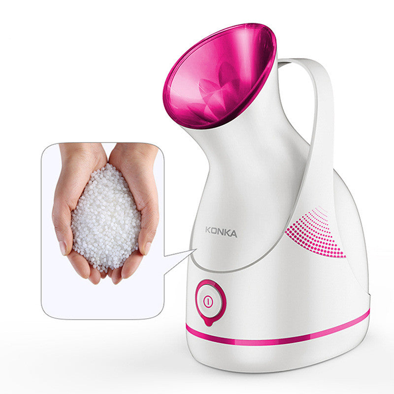 Vaporizador facial Tanque de agua de gran capacidad de 100 ml Limpieza suave y profunda Vaporizador facial eléctrico para spa