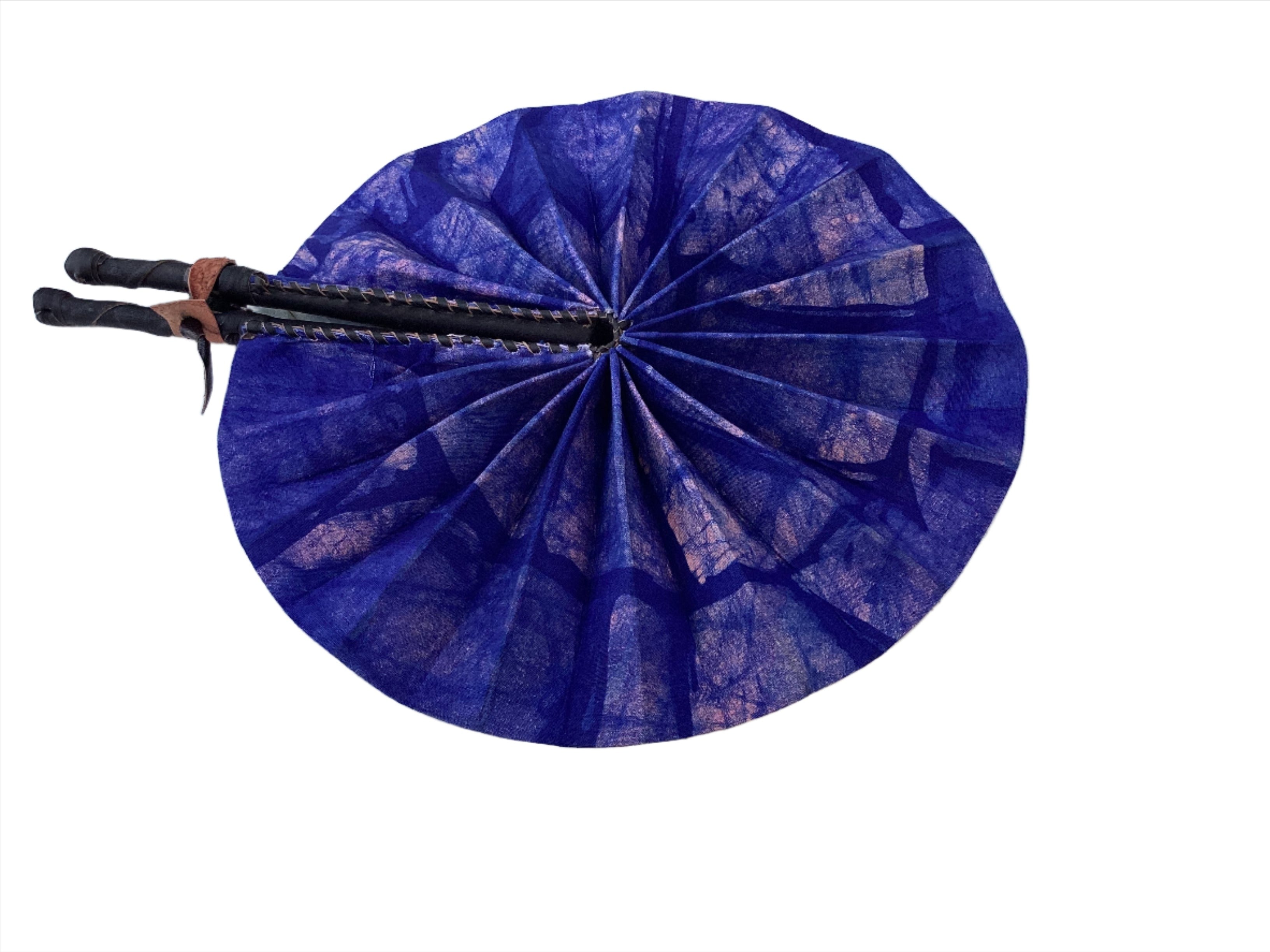 Fan | African Wax Print Fan, Handmade in Ghana