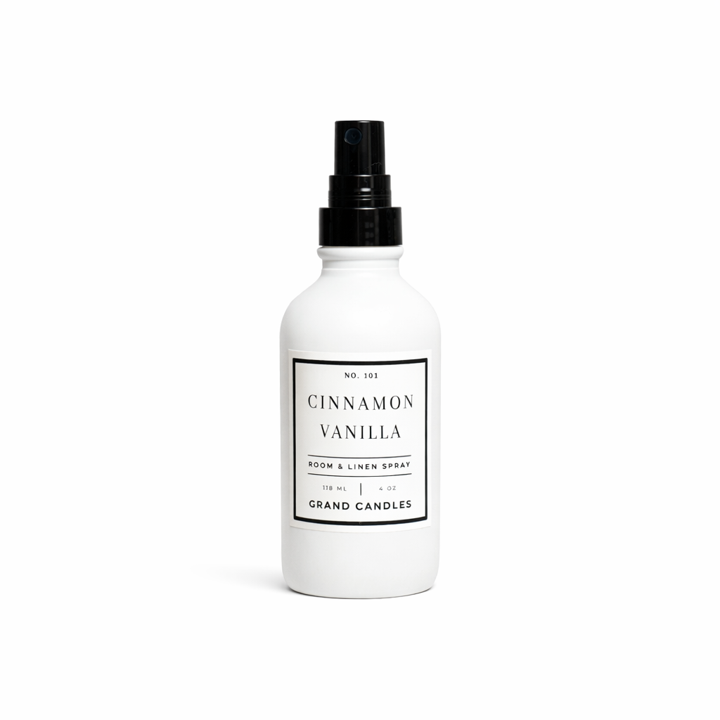 Cinnamon Vanilla Room & Linen Spray is a Honey Badger Books & Boutique home fragrances selected for a clear product fit, gift-ready presentation, and everyday usefulness. Sourced from Grand Candles, it is categorized for shoppers looking for home fragrances without mixing unrelated apparel, book, food, pet, or home-decor signals. Best-fit category: Home & Garden > Decor > Home Fragrances. This description supports Amazon and marketplace search while keeping the product identity accurate and specific.