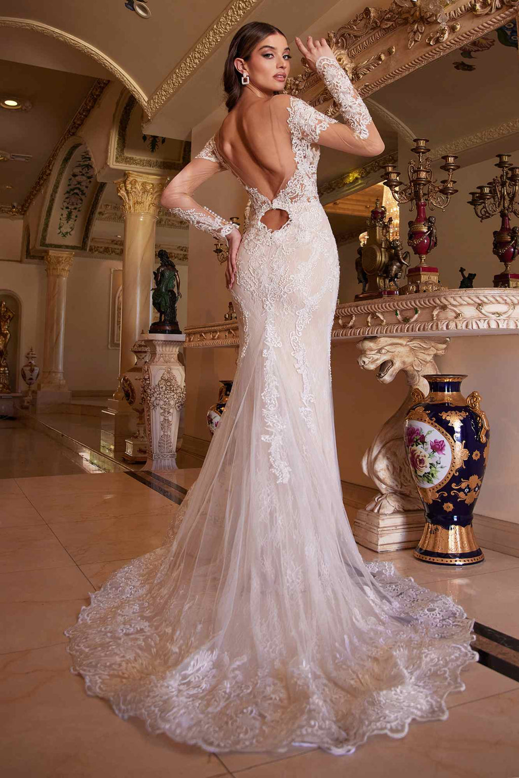 Dress | Andrea & Leo A1022 Bohemian Lace Mermaid Gown